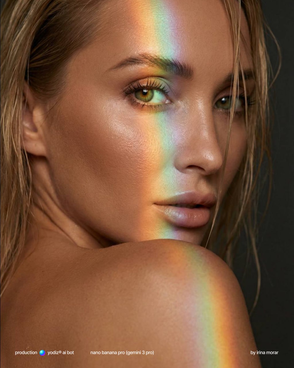 Промпт для нейрофото: крупный бьюти-портрет