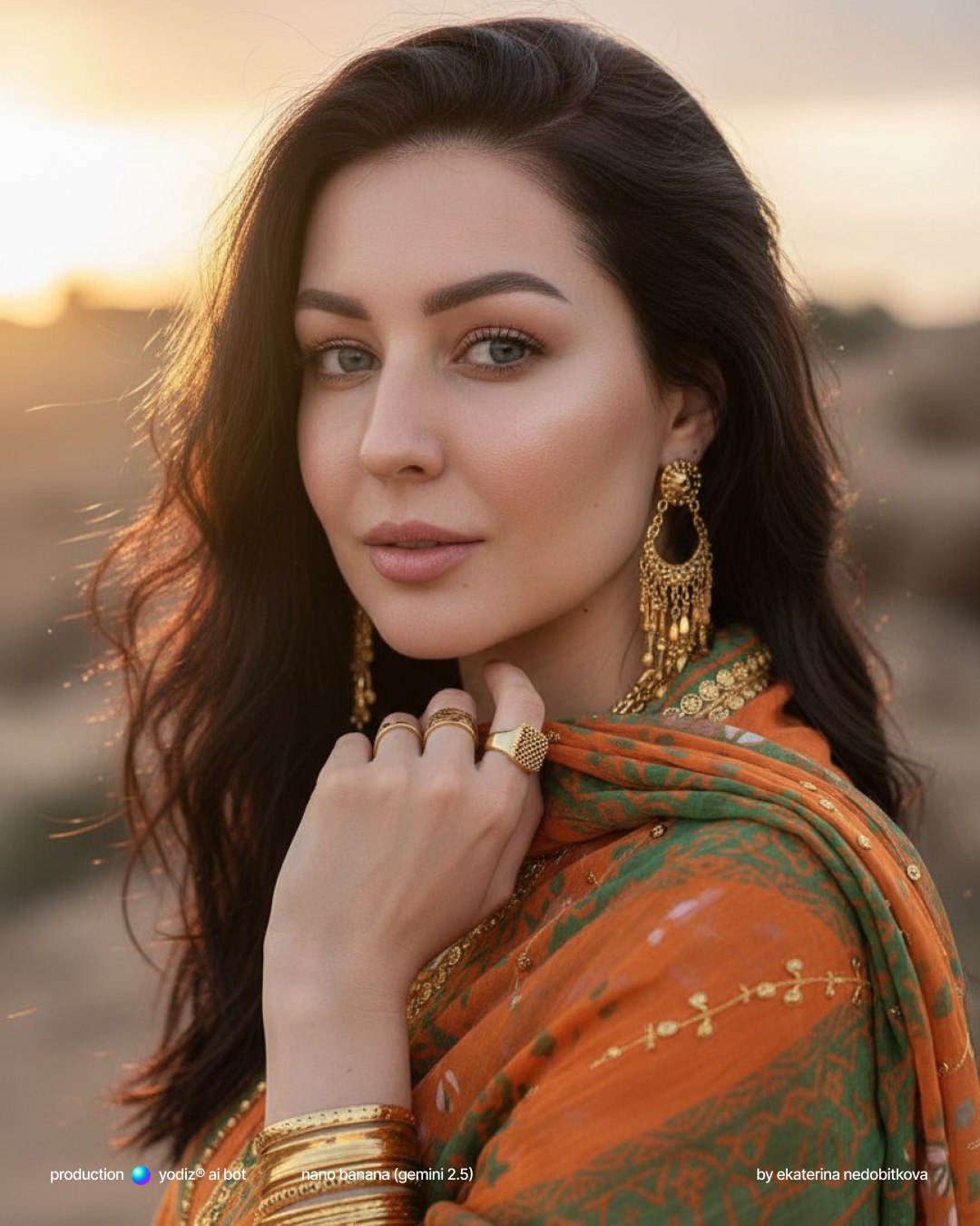 Нейрофотосессия: fashion-портрет на марокканском побережье