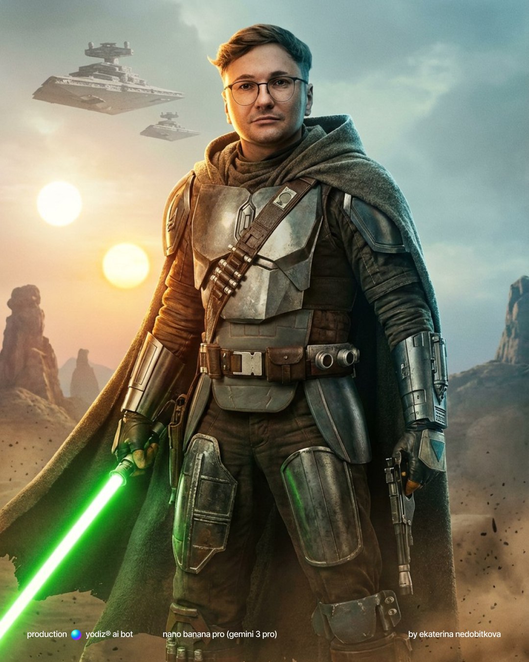 Нейрофотосессия: эпический портрет в стиле «Звёздных войн»