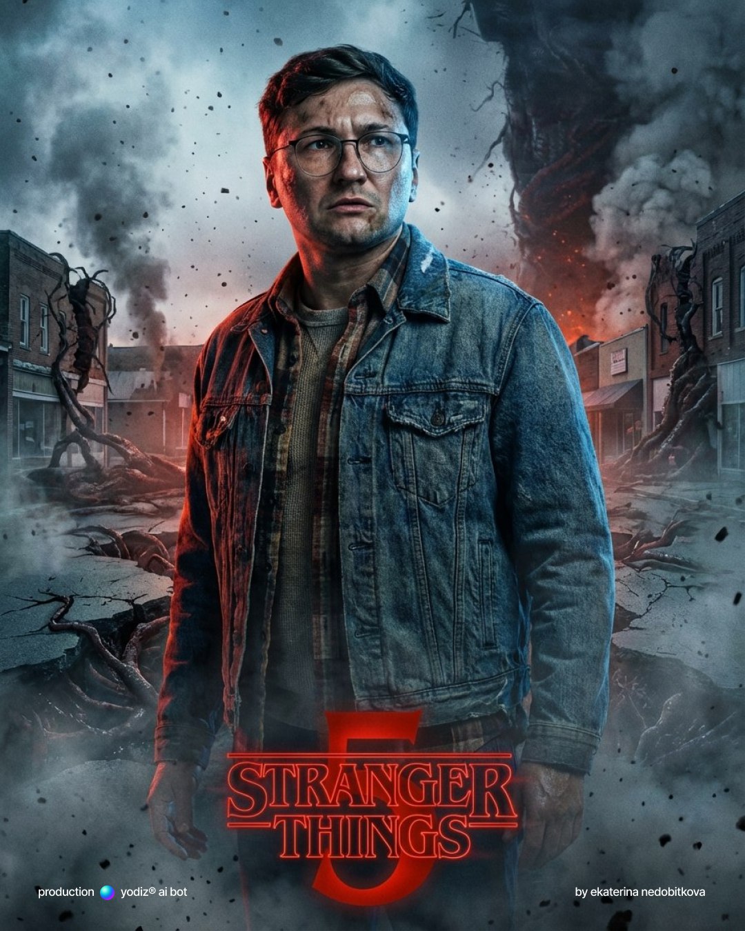 Постер «Очень странные дела 5» — промпт для нейрофото