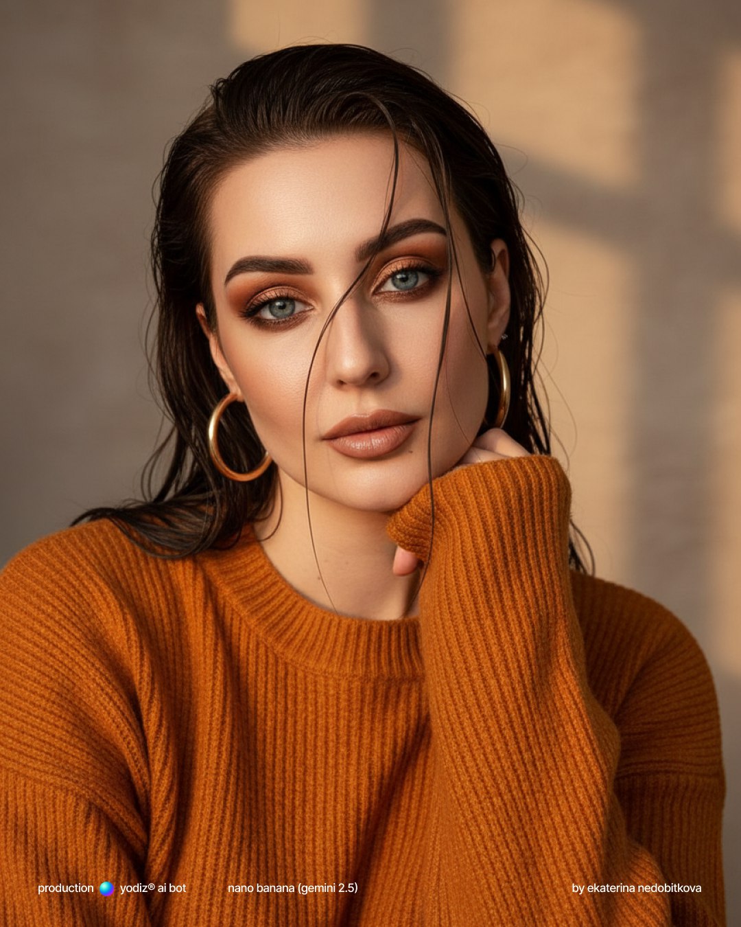 Нейрофотосессия: бьюти-портрет с мокрыми волосами