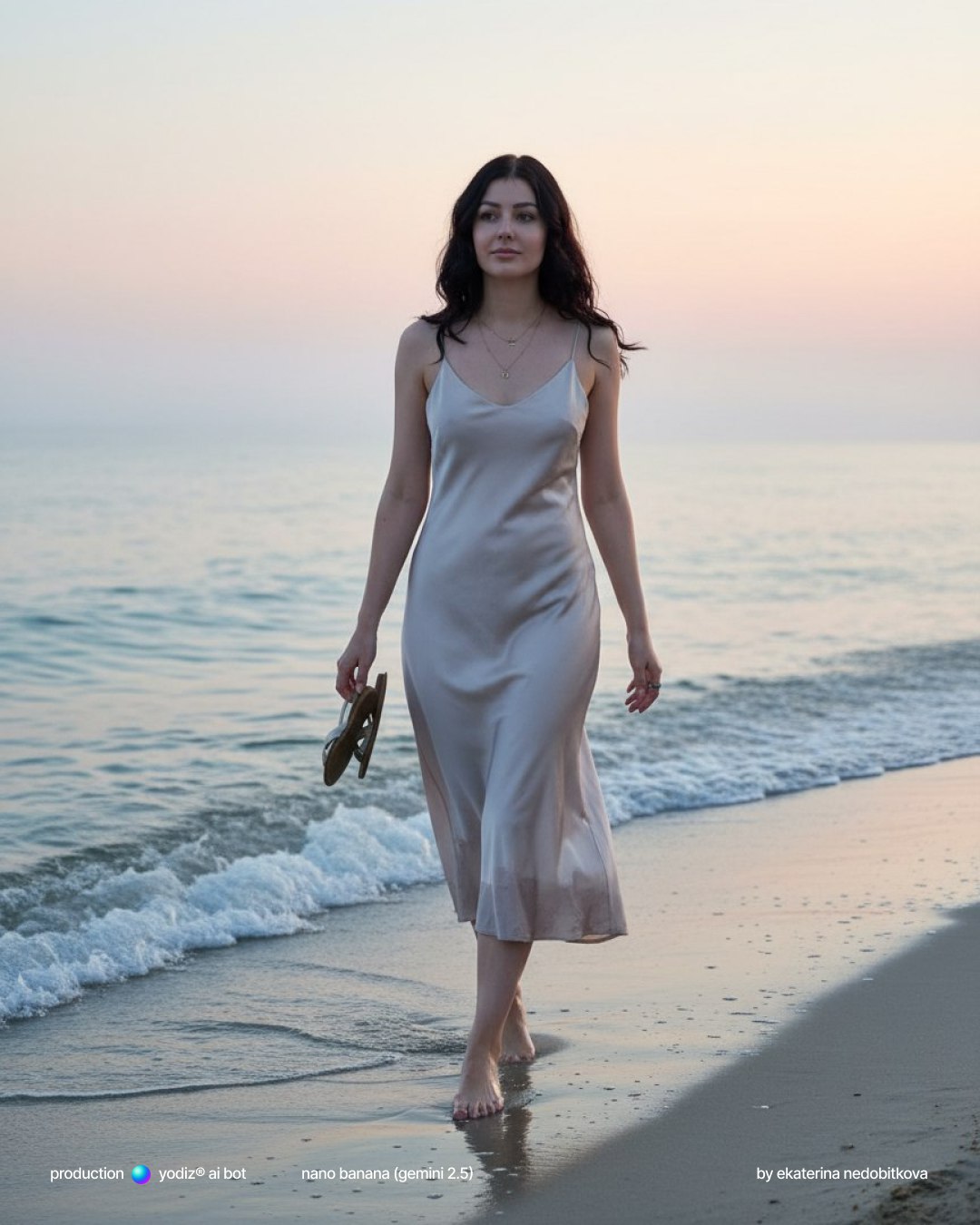 Нейрофотосессия на рассвете у моря