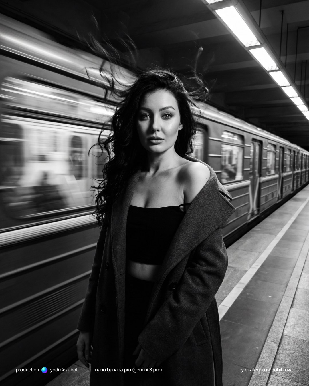 Нейрофотосессия: кинематографический портрет в метро