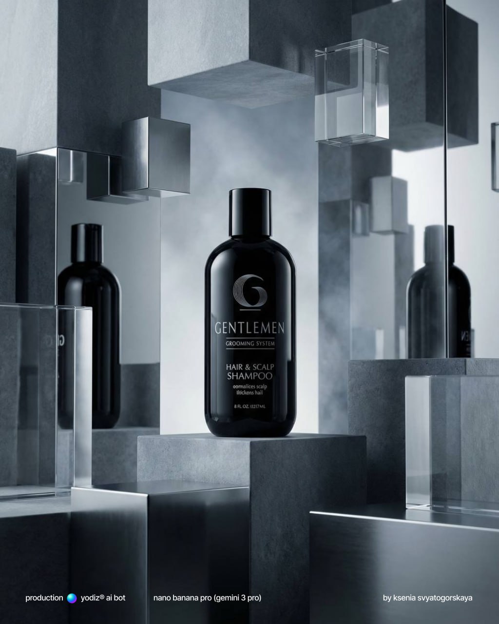 Рекламная съёмка для люкс-бренда — готовый промпт