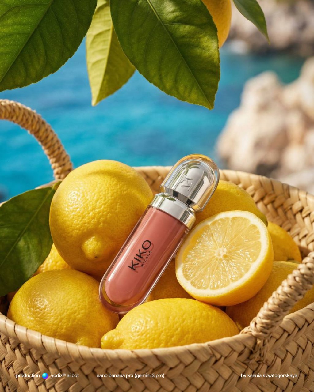 ИИ фото: средиземноморский натюрморт с продуктом