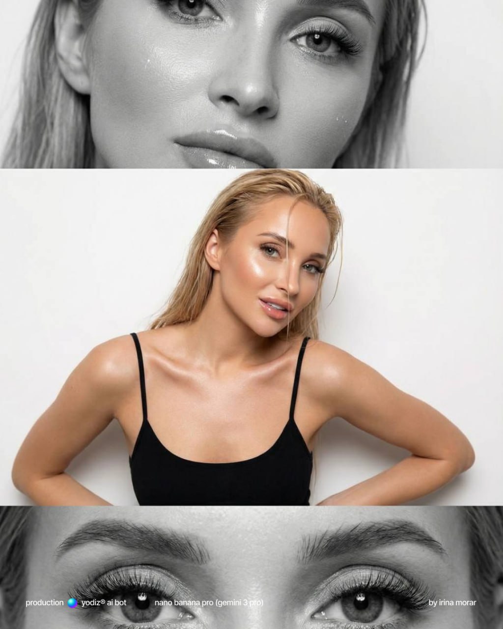 Нейрофотосессия: чувственный женский коллаж в студии